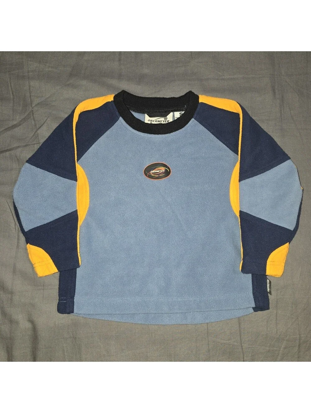 VTG Obermeyer Y2K Preschool Sz S Retro Colorblock Sweater